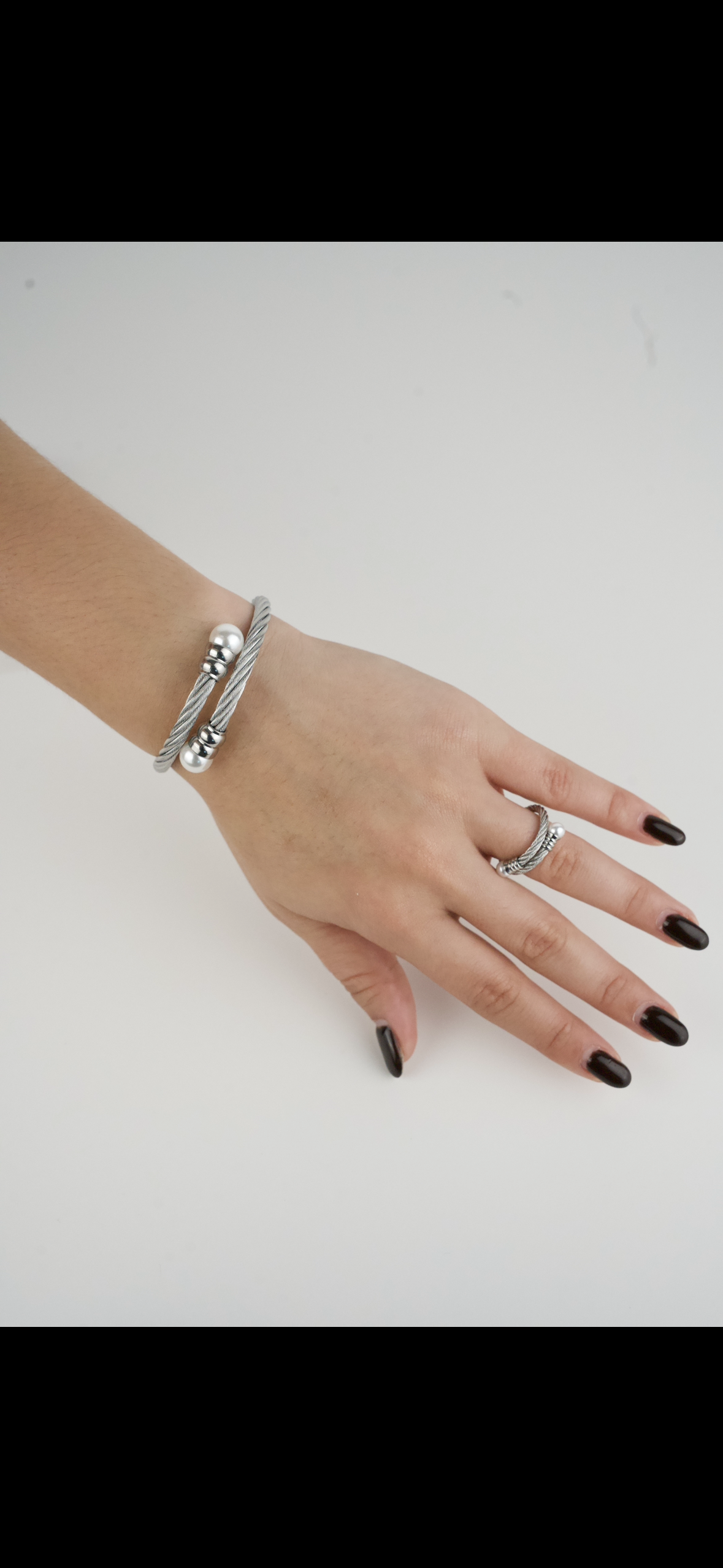 Pearl Harmony Set - Elegant Bracelet Necklace Jewelry Collection