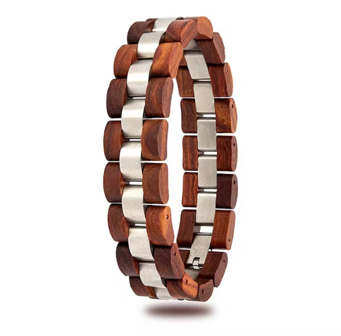 Stainless steel wood Bracelet