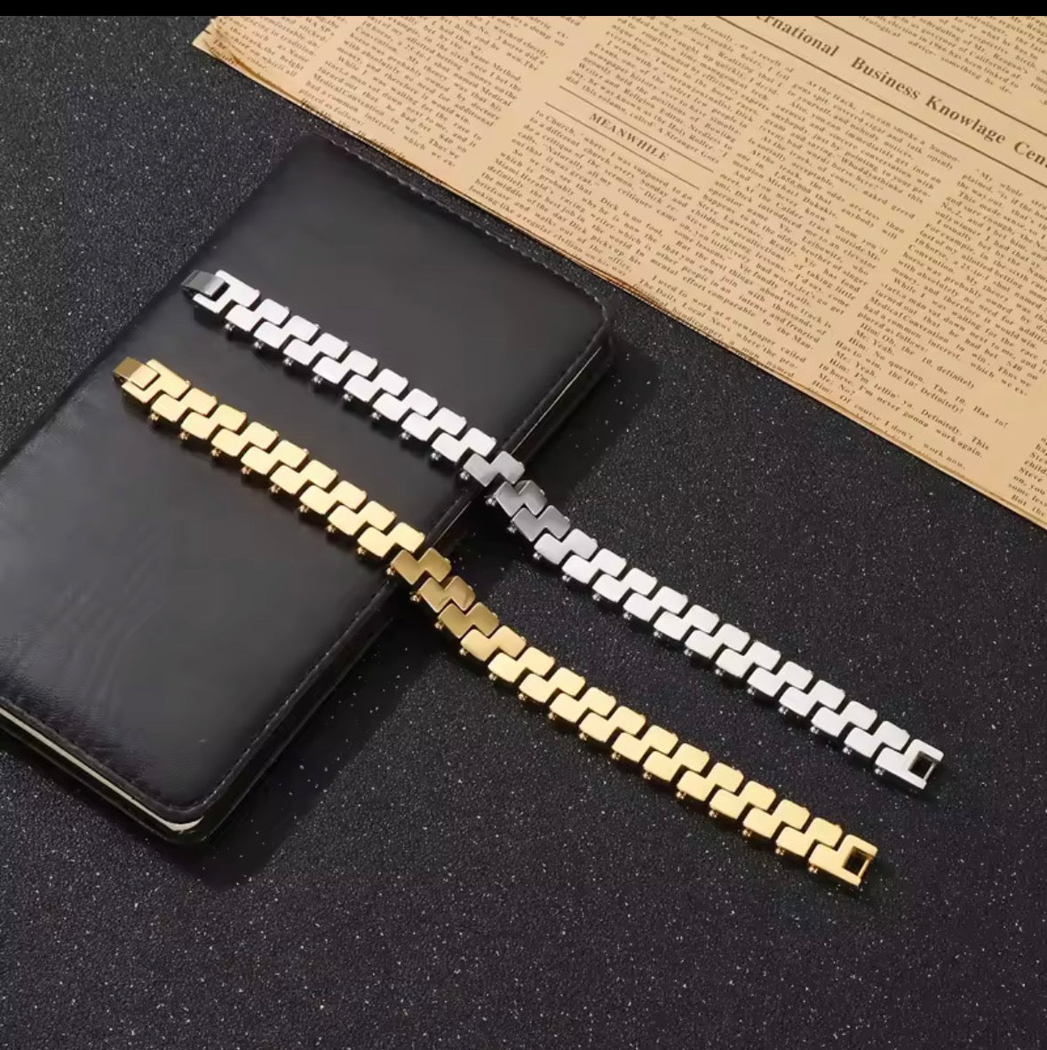 Golden Link Stainless Steel Bracelet