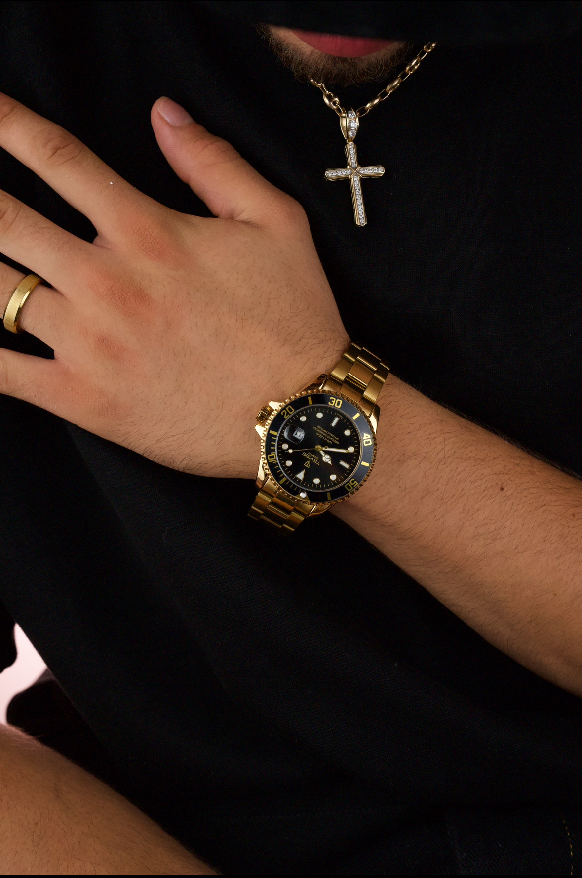 TEVISE Men's Watch - Color Dial Calendar Luminous Waterproof Quartz