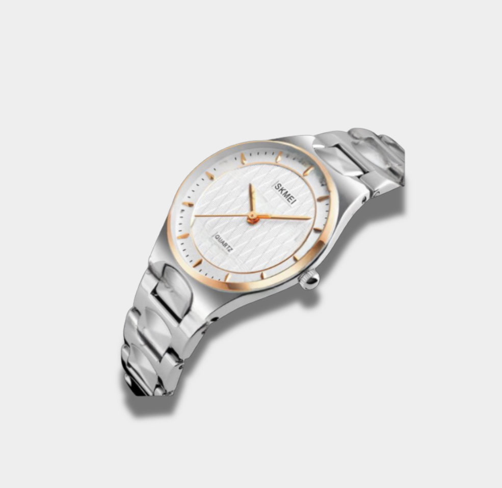 SKMEI Ultra-Thin Ladies Watch - Elegant Business Waterproof Quartz