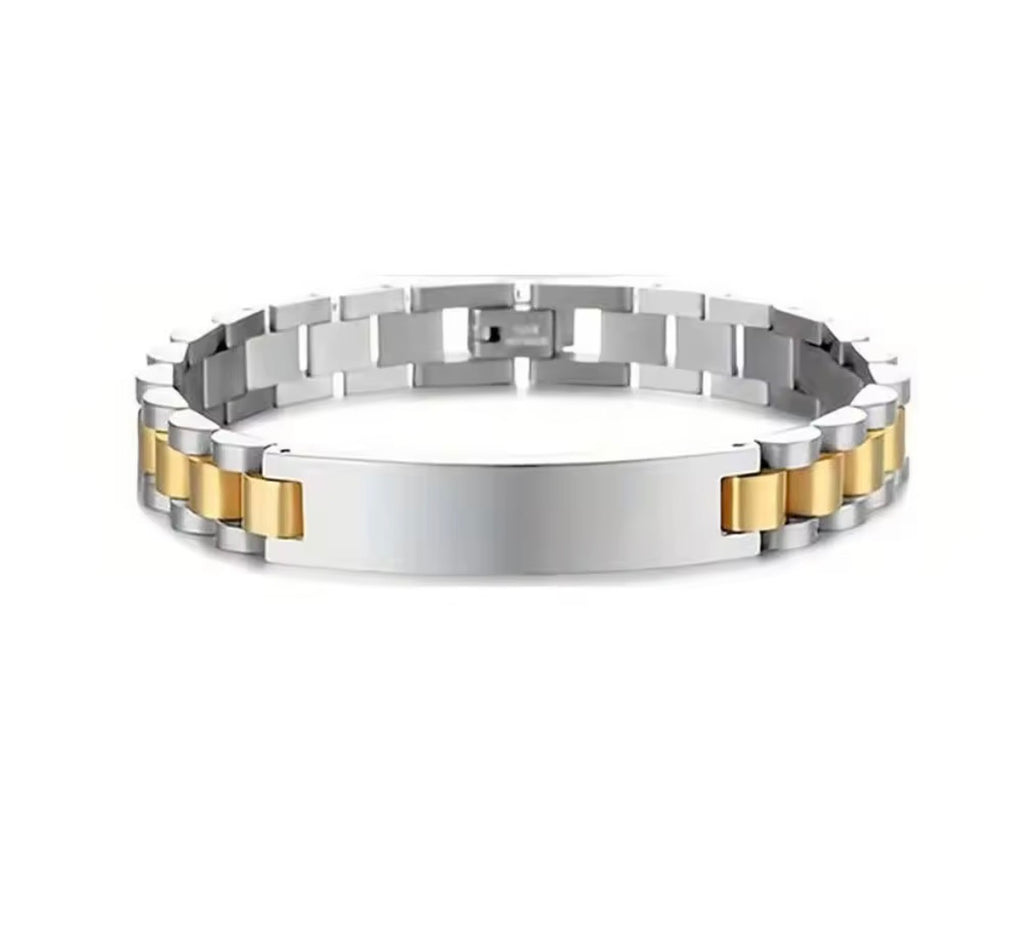 Classic ID Stainless Steel Bracelet