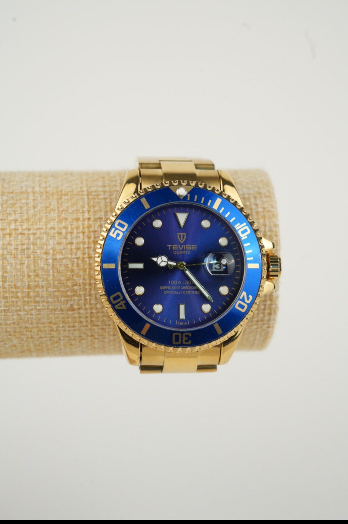 TEVISE Men's Watch - Color Dial Calendar Luminous Waterproof Quartz