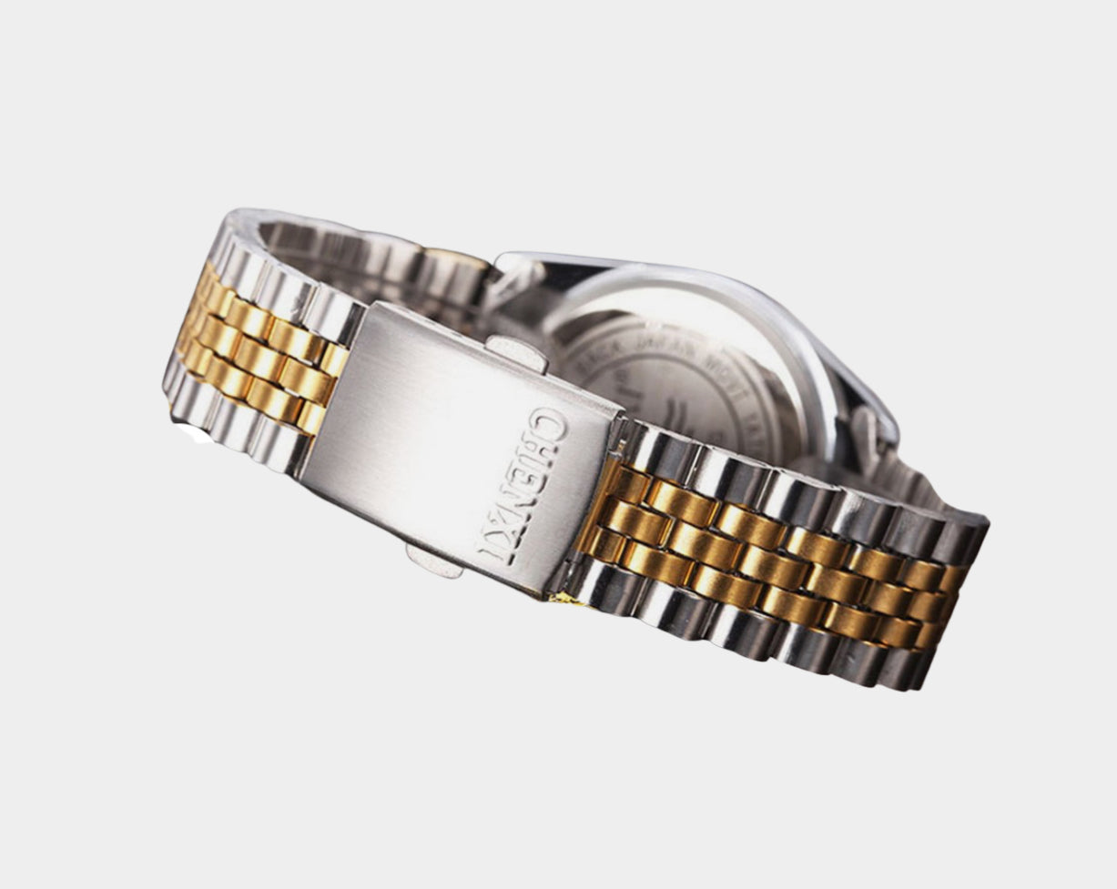 CHENXI Stainless Steel Ladies Watch - Waterproof Elegant Couple's