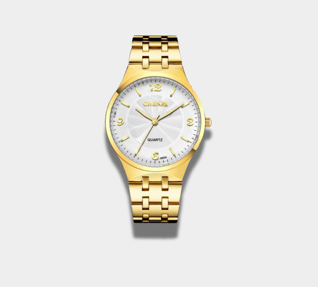 CHENXI Stainless Steel Couple's Watch Set - Quartz Matching Pair